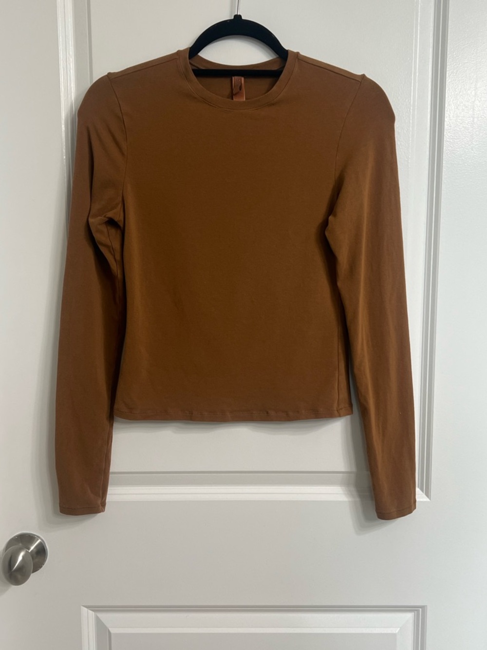 Skims Cotton Long Sleeve Shirt Size M - Picture 2 of 6